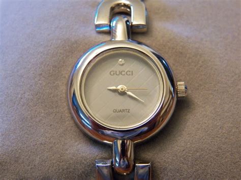 vintage gucci watch silver|Gucci Classic Wristwatches for sale .